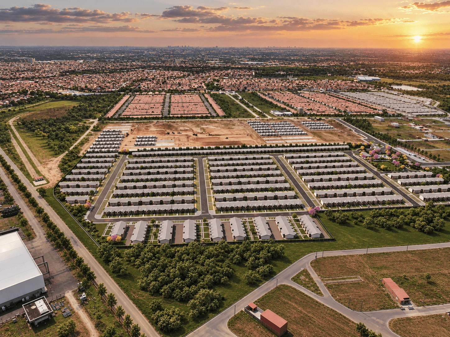 Empreendimento integrado à paisagem